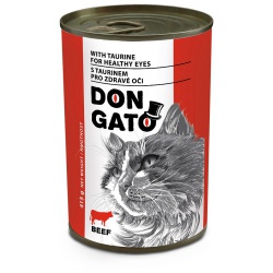 Dongato konzerva kočka hovězí 850g