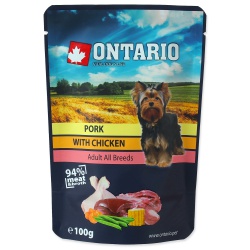 Ontario kapsička Dog Pork with Chicken 100g