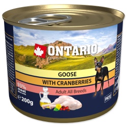 Ontario konzerva Dog Minigoose, Cranberries 200g