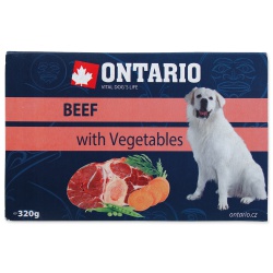 Ontario vanička Dog Beef with Vegetable 320g