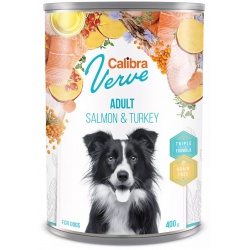 Calibra Dog Verve GF Adult Salmon & Turkey 400g