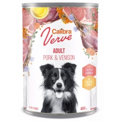 Calibra Dog Verve GF Adult Pork & Venison 400g