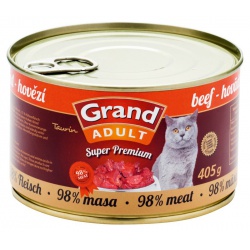 GRAND Superpremium Cat hovězí 405g
