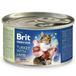 Brit Premium Cat by Nature Turkey & Lamb 200g